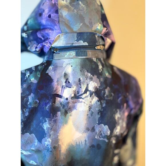 OBERMEYER Teen McKenna Jacket Multicolor artistic print & black color blocks - Picture 2 of 8